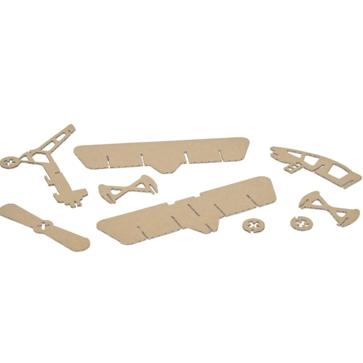 Puzzle 3D en papier carton brun (4 modèles) < Gifi Clearance