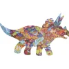 Puzzle enfant forme animaux 80à200 pièces carton (4 modèles)