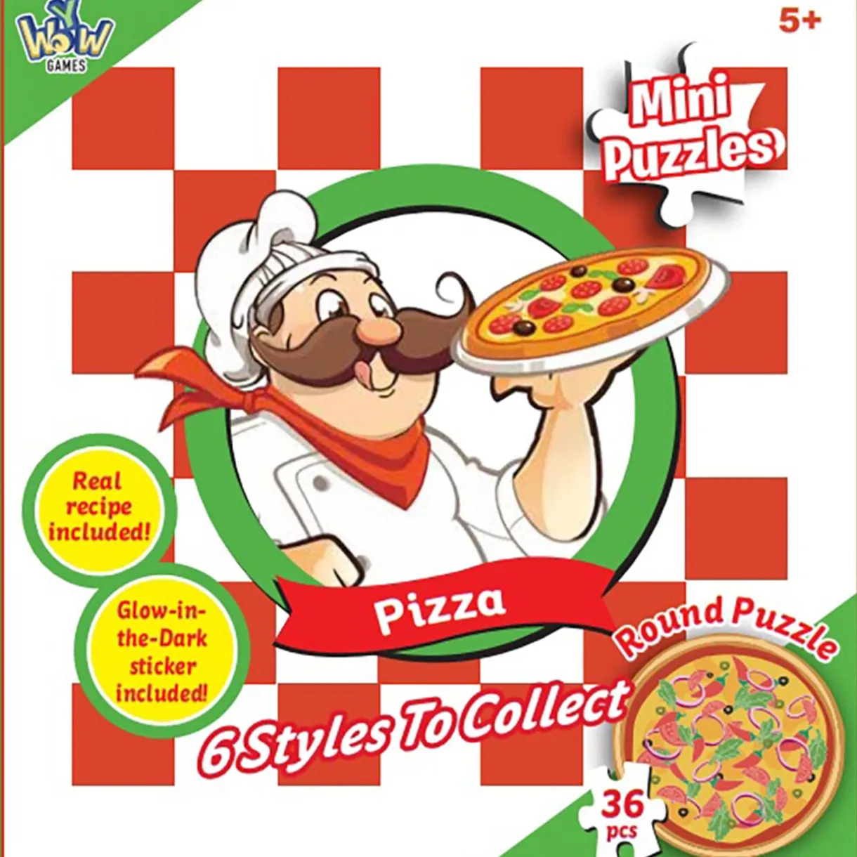 Puzzle rond pizza 36 pièces < Gifi Online