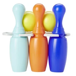 Quille en plastique pour bowling bleu et orange x6 < Gifi Sale