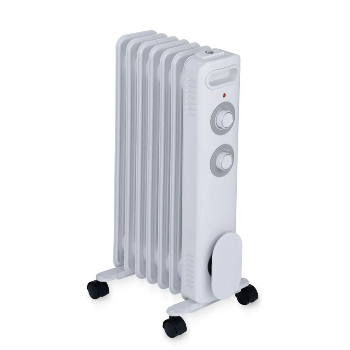 Radiateur bain d'huile à roulettes blanc 1500W Homday 3 niveaux de chaleur < Gifi Sale