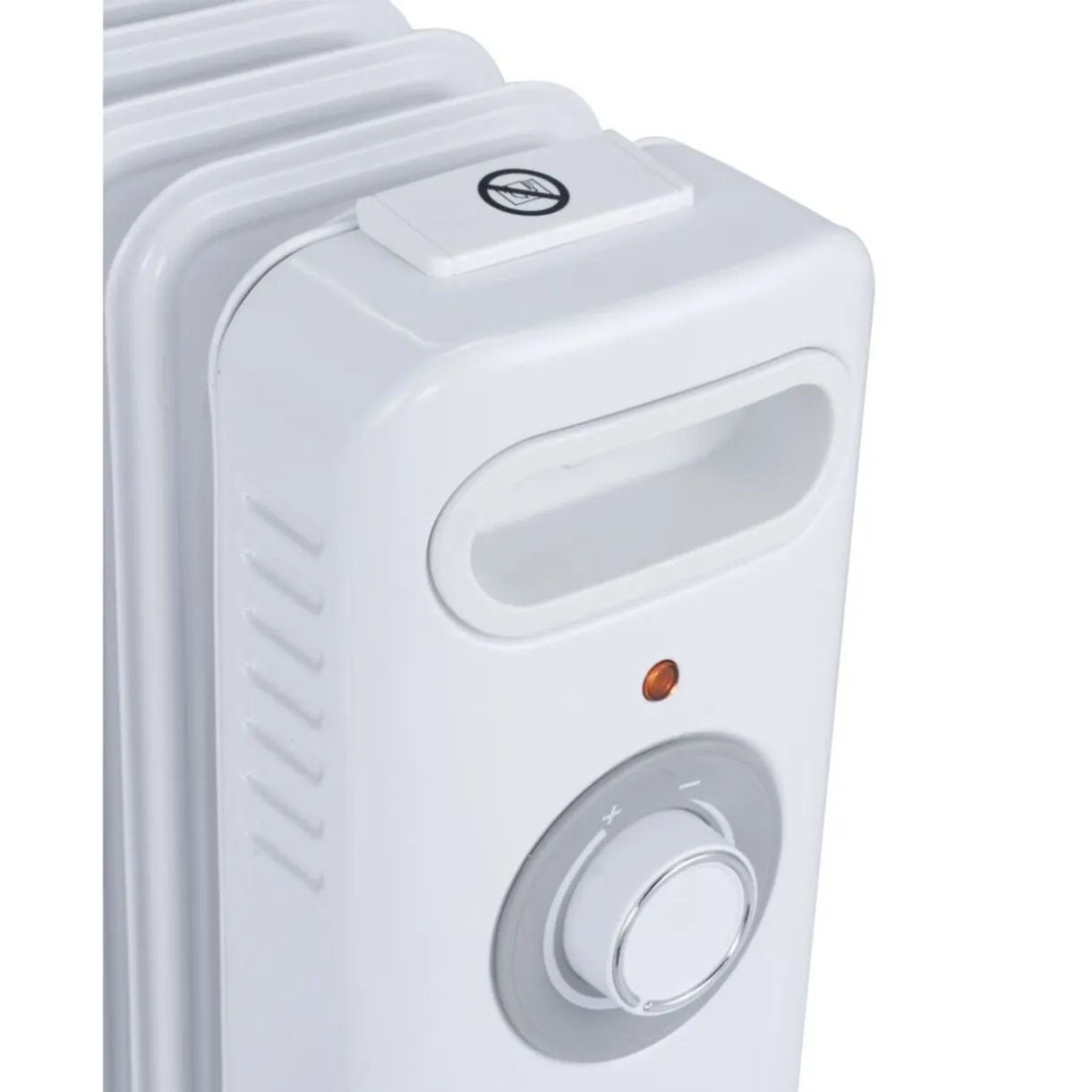Radiateur bain d'huile à roulettes blanc 1500W Homday 3 niveaux de chaleur < Gifi Sale