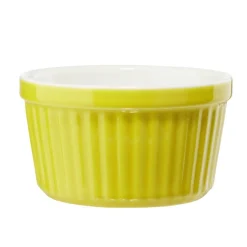 Ramequin céramique contour coloré Ø9xH5cm (3 modèles) < Gifi Hot