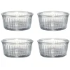 Ramequin individuel verre transparent x4