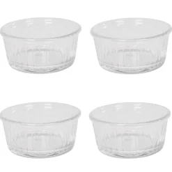 Ramequin individuel verre transparent x4