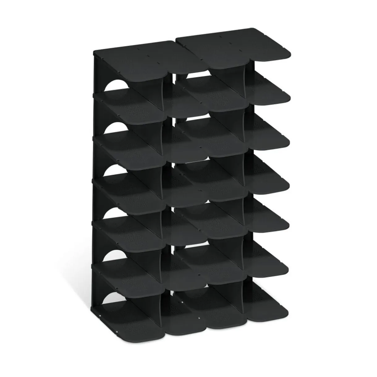 Range chaussures 4 paires noir < Gifi Discount