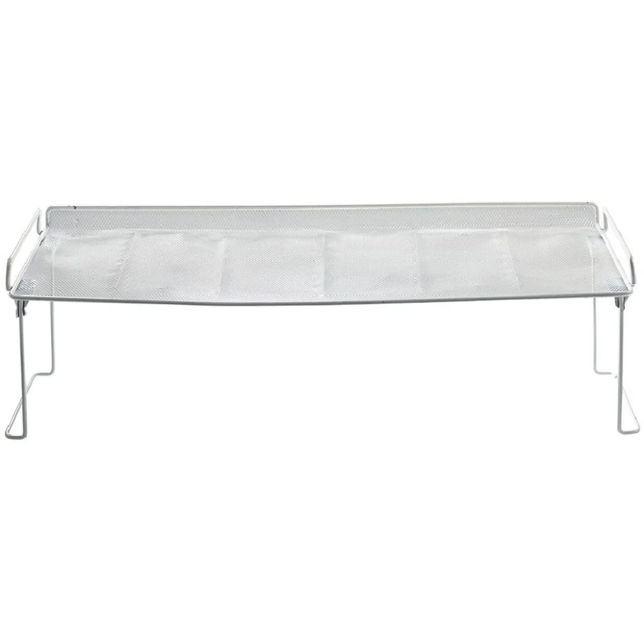 Range chaussures étagère blanche superposable 68x28xH22cm