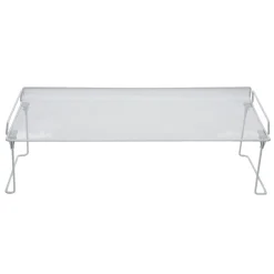 Range chaussures étagère blanche superposable 68x28xH22cm