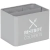 Range couvert BISTROT en métal gris < Gifi New