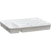 Range couvert blanc fond silicone gris 5 compartiments < Gifi Hot