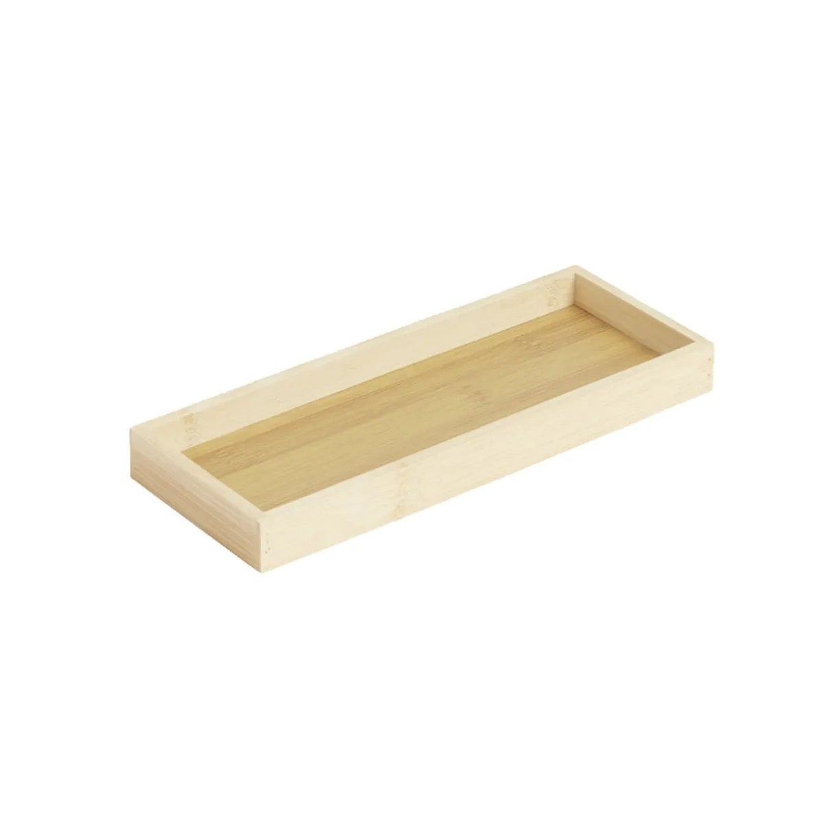 Rangement cosmétique en bambou 25x9,5xép2,5cm < Gifi