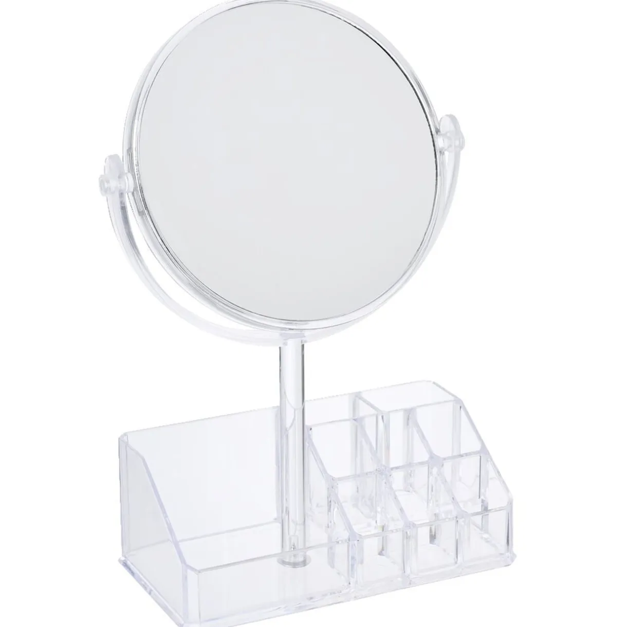 Rangement cosmétique miroir 9 compartiments 20x15xH5cm < Gifi Clearance