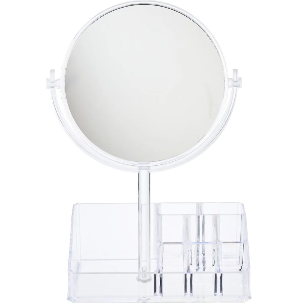 Rangement cosmétique miroir 9 compartiments 20x15xH5cm < Gifi Clearance