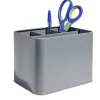 Rangement couverts fer gris 17x13xH12cm < Gifi Best