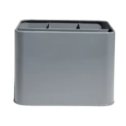Rangement couverts fer gris 17x13xH12cm < Gifi Best