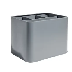Rangement couverts fer gris 17x13xH12cm < Gifi Best
