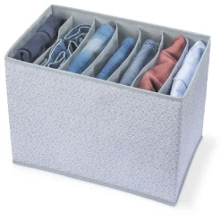 Rangement dressing 7 compartiments pliable 43x27xH32cm < Gifi