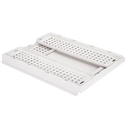 Rangement dressing superposable coulissant blanc petit modèle