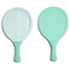 Raquette de plage x2 + 1 balle adulte plastique vert < Gifi Clearance