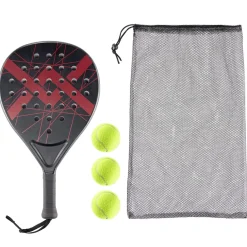 Raquette padel avec 3 balles 25,5x46cm < Gifi New