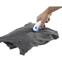 Rasoir textile électrique bleu et blanc < Gifi New