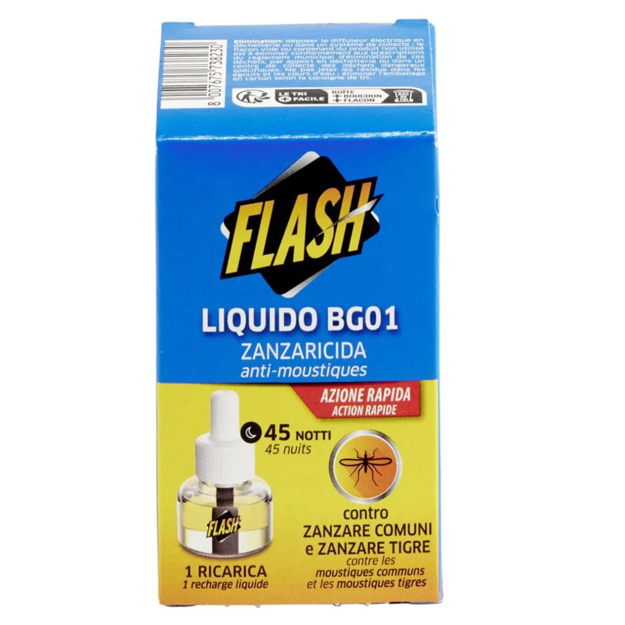 Recharge liquide pour diffuseur anti moustiques Flash 45 nuits < Gifi Discount