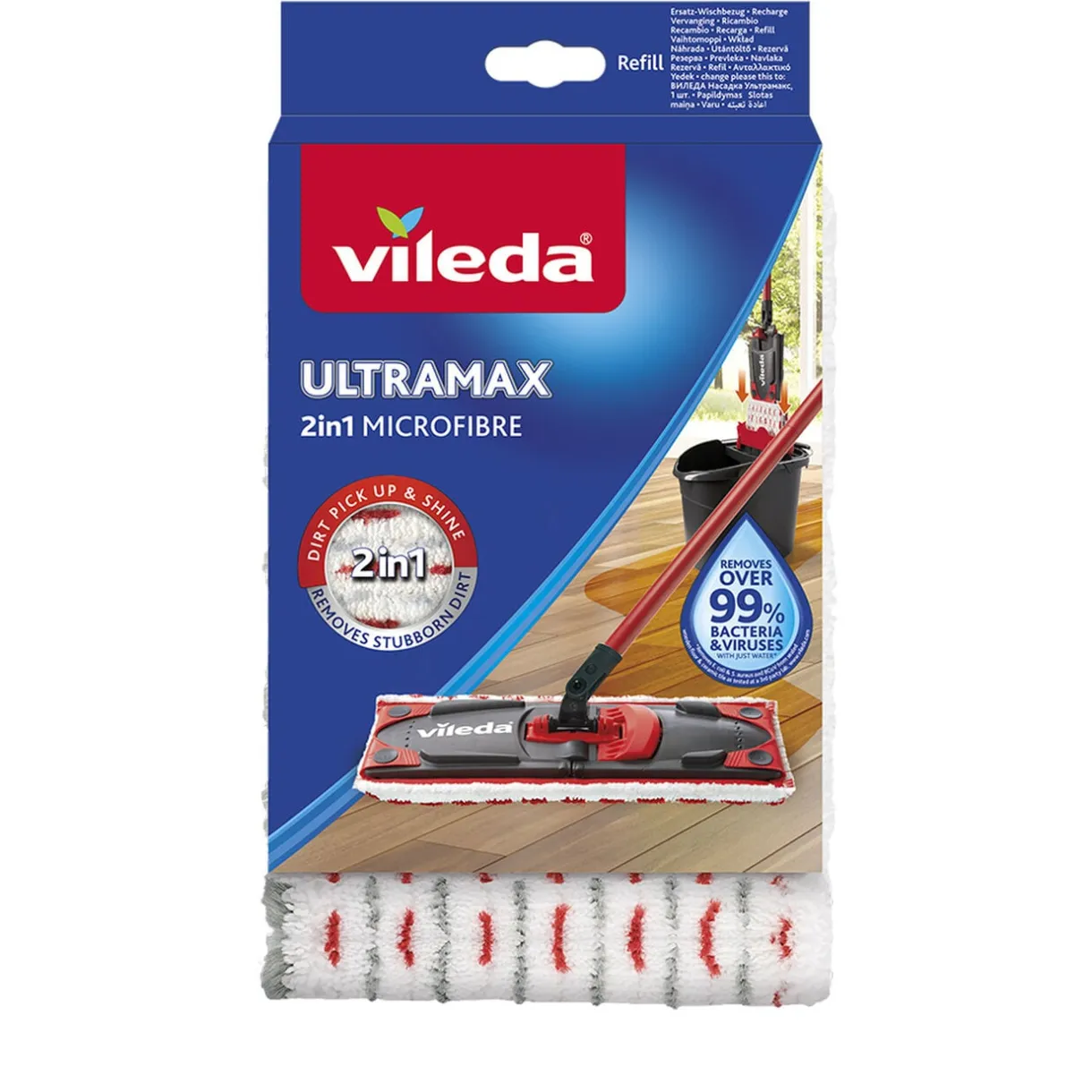 Recharge microfibre Vileda pour balai Ultramax < Gifi Best