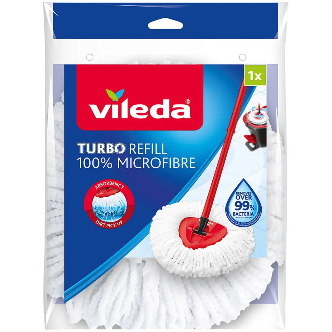 Recharge microfibre Vileda Turbo Refill