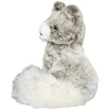 Renard en peluche Noël H18 cm
