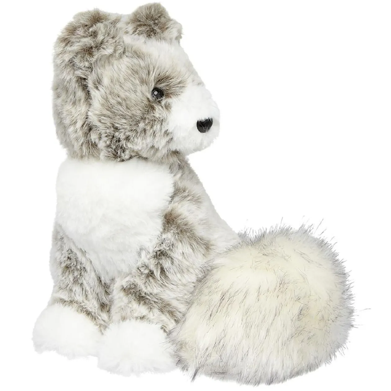 Renard en peluche Noël H18 cm