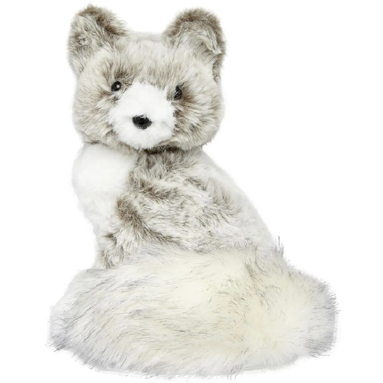 Renard en peluche Noël H18 cm