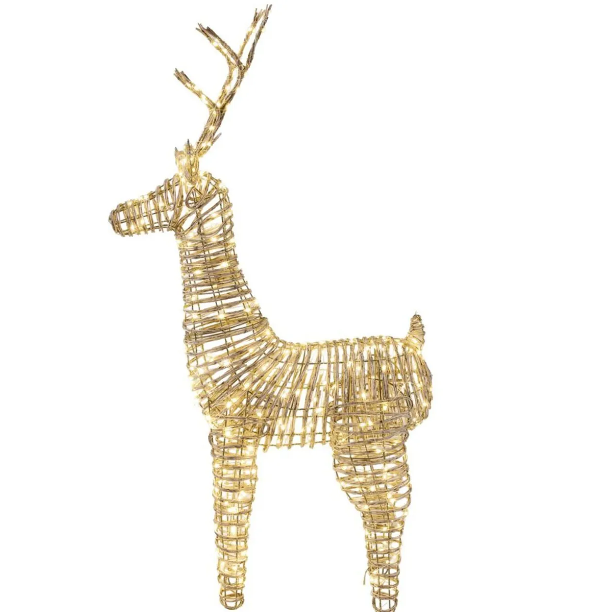 Renne de Noël lumineux 360LED blanc chaud H104cm
