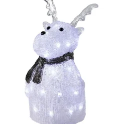 Renne lumineux acrylique H33cm 40 LED blanc froid < Gifi New