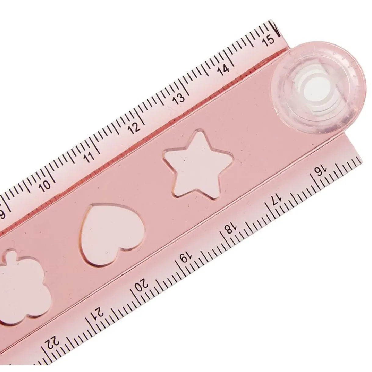 Règle pliable 15 à 30cm plastique rouge < Gifi Hot