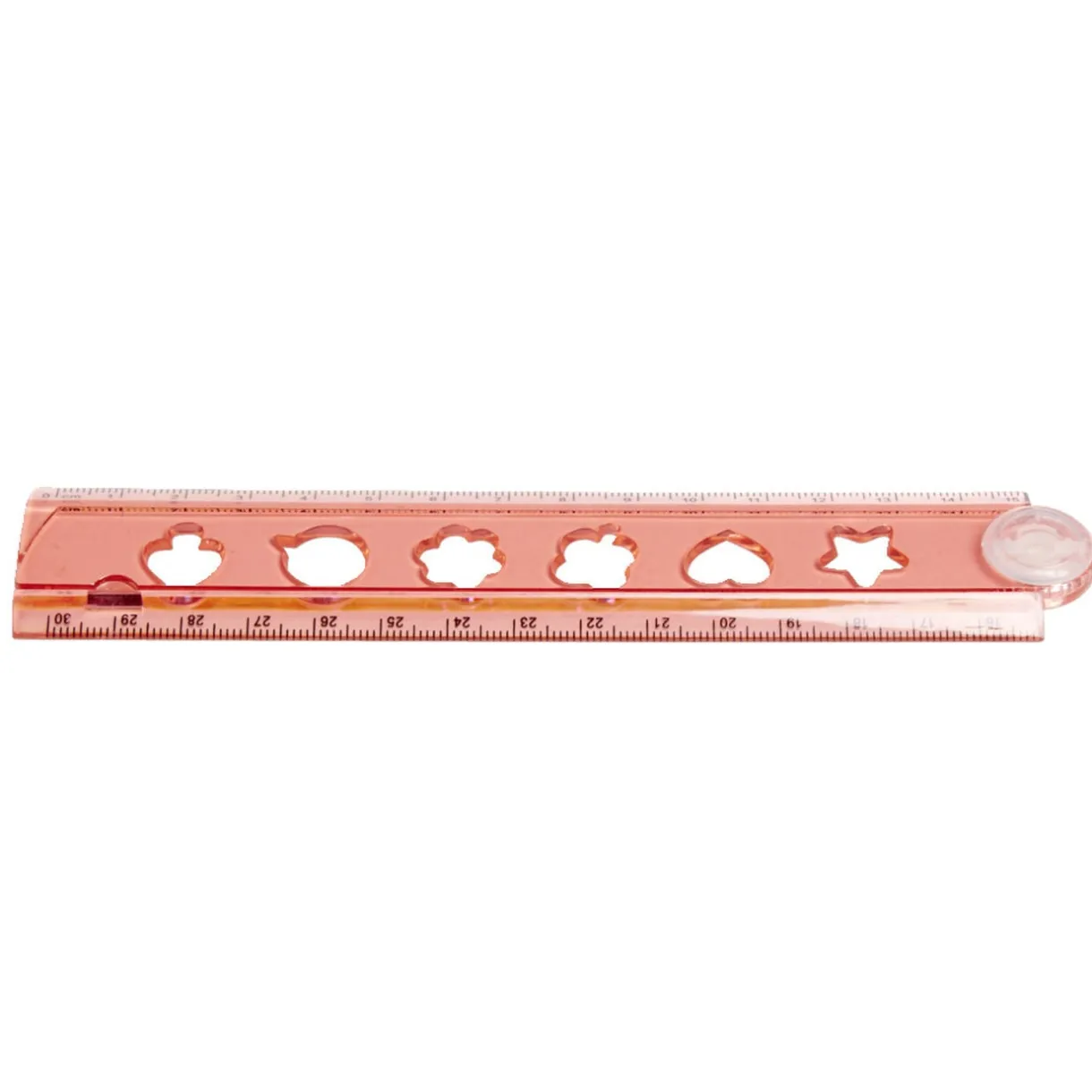 Règle pliable 15 à 30cm plastique rouge < Gifi Hot