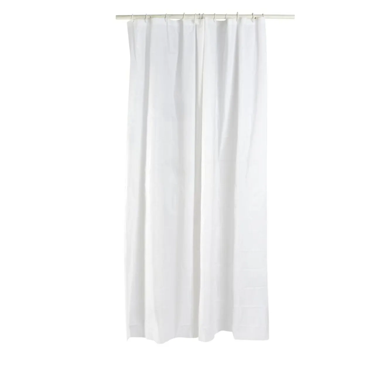 Rideau de douche blanc vinyle 180xH200cm