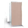 Rideau de douche uni beige 180x200cm 100% polyester < Gifi Online