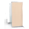 Rideau de douche uni rose 180x200cm
