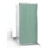 Rideau de douche uni vert d'eau 180x200cm 100% polyester < Gifi New