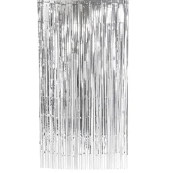 Rideau de porte anniversaire aluminium thème nuit 1x2m