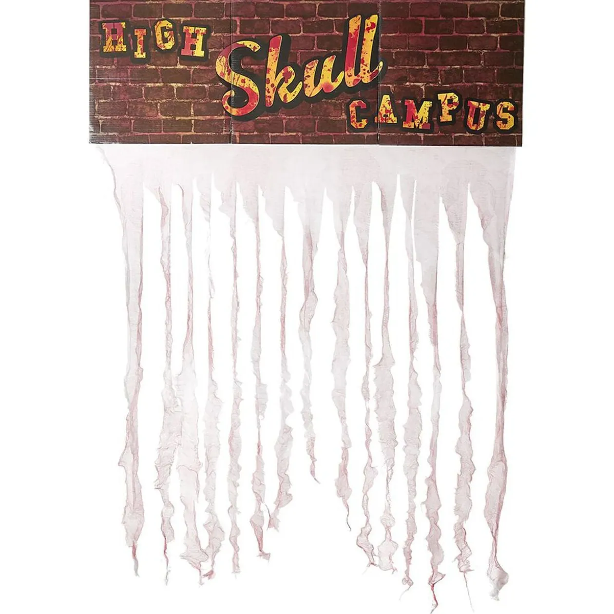 Rideau de porte Halloween ensanglanté High Skull Campus 96xH130cm