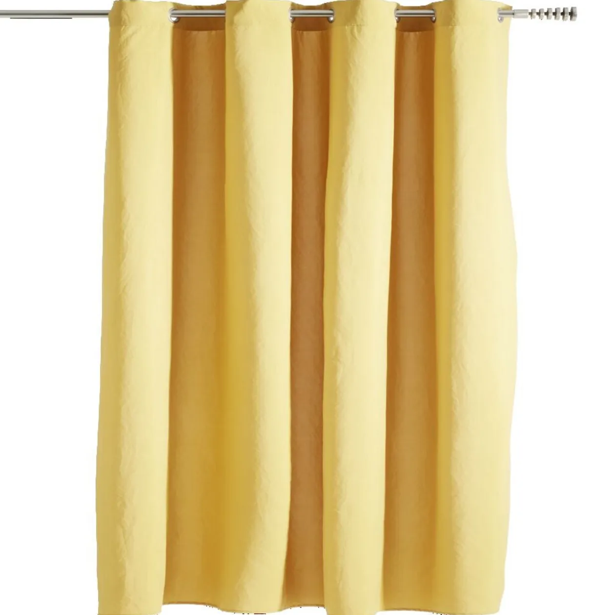 Rideau effet coton lavé 140x240cm (3 modèles)