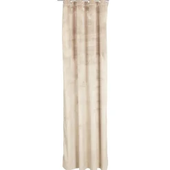Rideau effet velours 260x140cm polyester beige < Gifi Sale