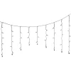 Rideau lumineux Halloween 50 LED orange L135xH70cm