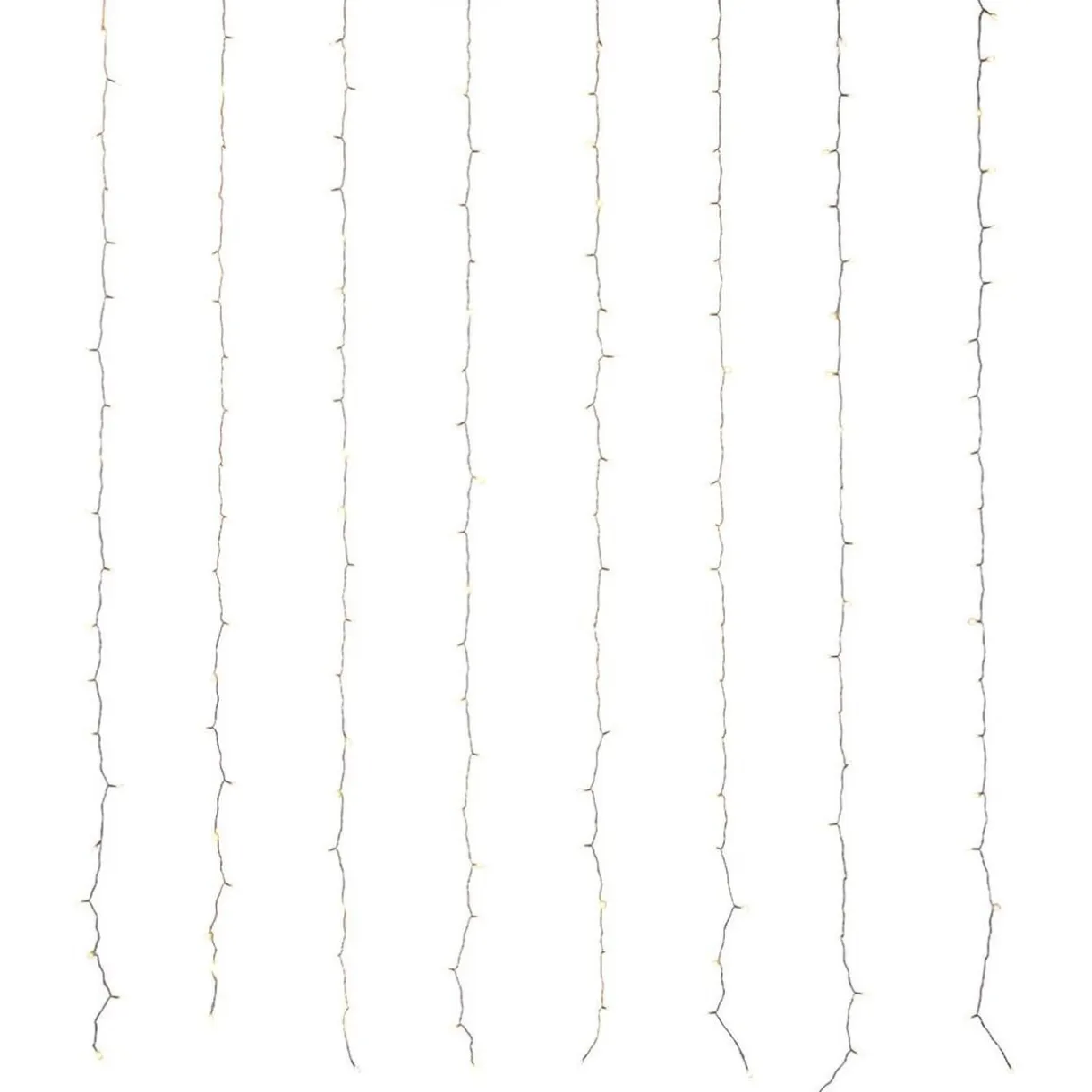 Rideau lumineux 200 LED 8 fonctions L2,5x2,5m < Gifi Outlet