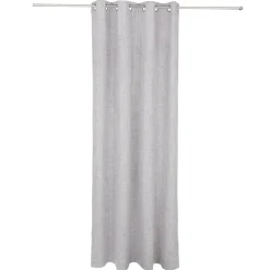 Rideau occultant effet chiné gris foncé 140x240cm < Gifi Discount