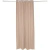 Rideau occultant effet tramé beige 140x240cm