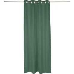 Rideau occultant effet tramé vert foncé 140x240cm