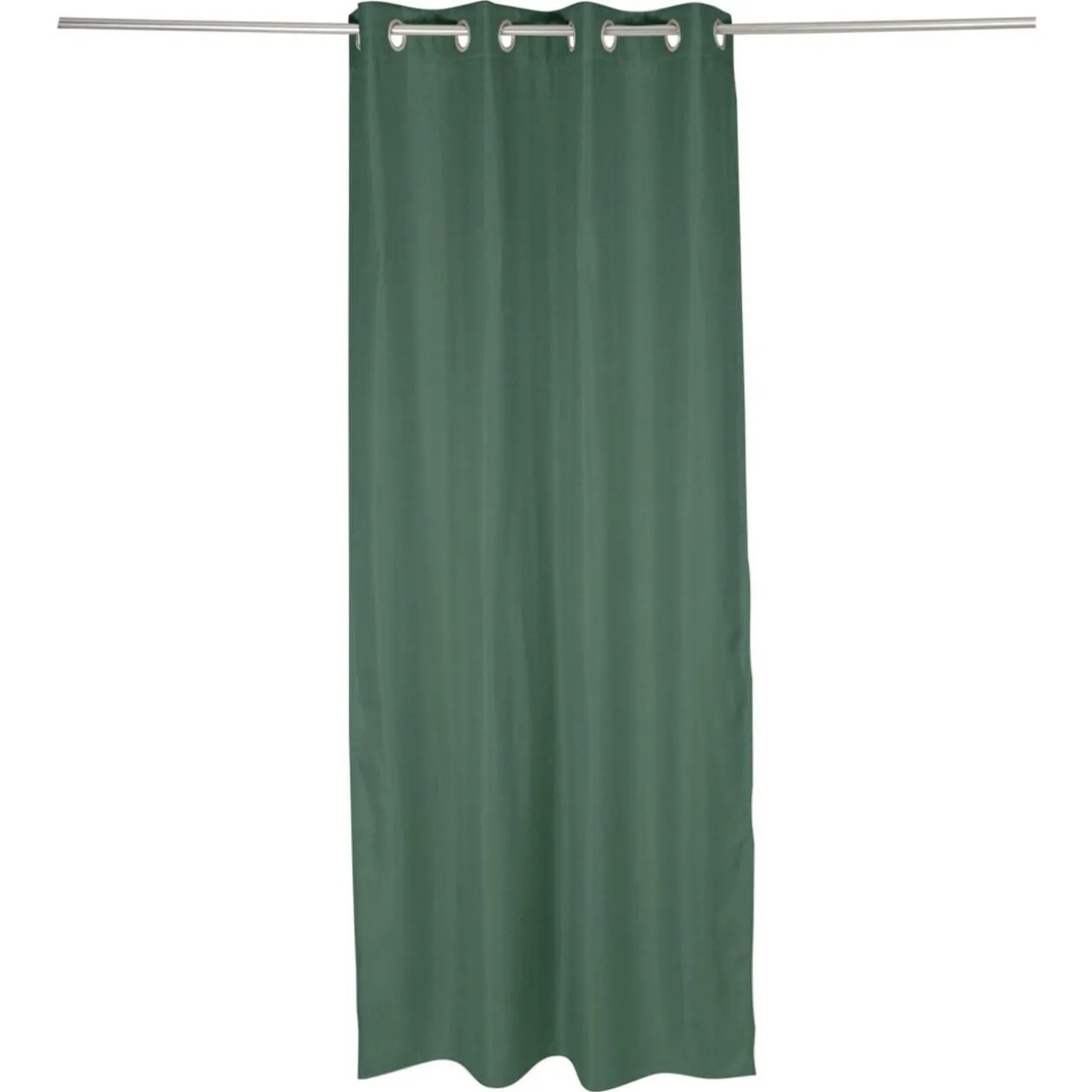Rideau occultant effet tramé vert foncé 140x240cm