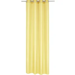 Rideau occultant fenêtre jaune 140x180cm
